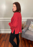 Red Wine Blouse